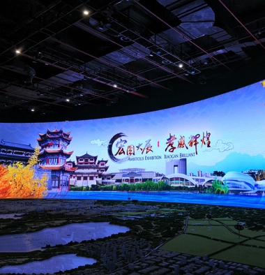 孝感文化建設中心室內(nèi)P6全彩屏